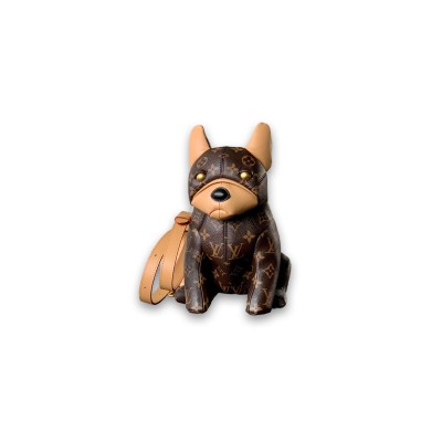 LOUIS VUITTON MASTER BROWN MONOGRAM COATED CANVAS POOCH DOG BAG (28*19*18cm) LOUIS VUITTON MASTER BROWN MONOGRAM COATED CANVAS POOCH DOG BAG (28*19*18cm)